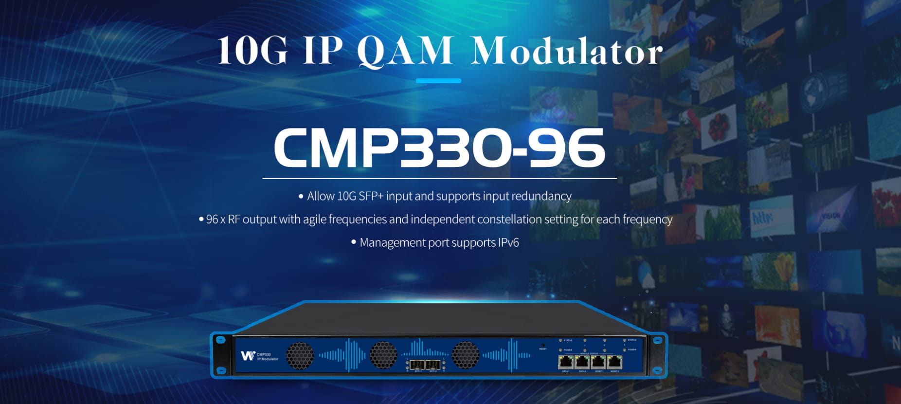 Модулятор QAM 10G Edge